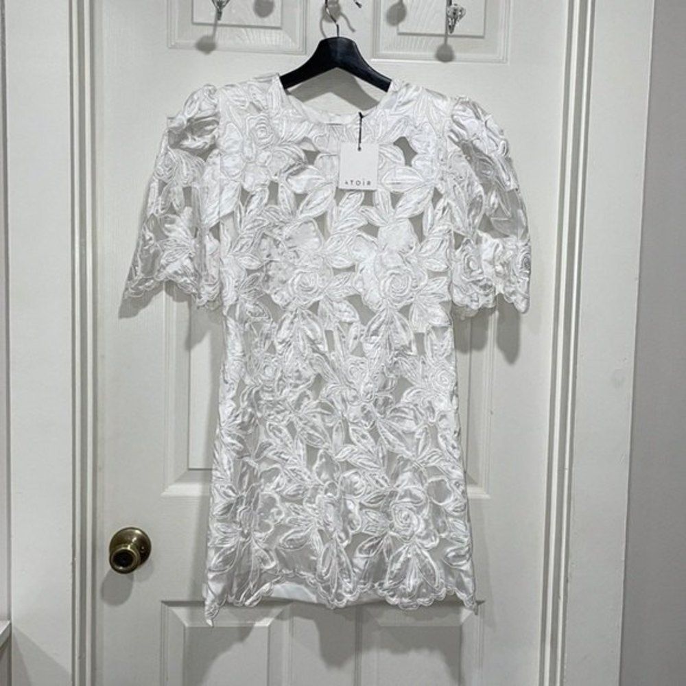 Atoir Womens Size Small White ‘In The Past Dress White’